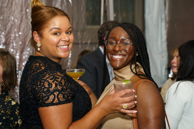 A picture of the attendees posing together at CDT's 2023 Spring Fling.