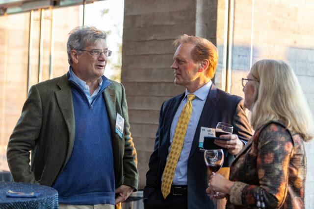 Image of guests, artists, food, and atmosphere from CDT's 2023 Tech Prom and Artist Exhibition annual benefit. Photography by Annan Productions: https://www.annanproductions.com.