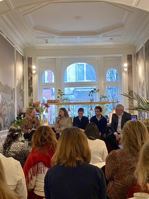 Equity and Data Programme Director Laura Lazaro Cabrera speaking on a panel at the “Post-Paris AI Summit: Key Trends and Policies” event hosted by The Nine.