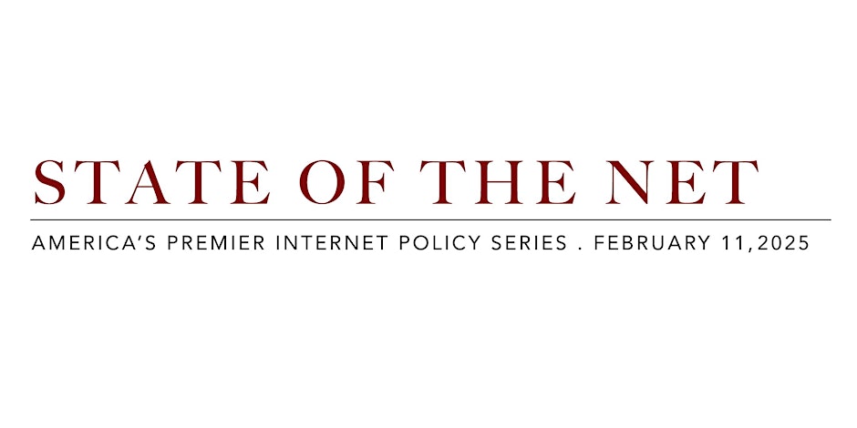 Graphic for State of the Net event