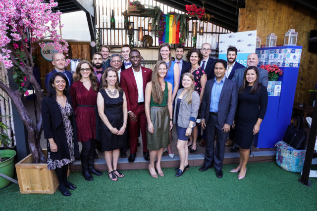 Photo of CDT staff at our 2021 annual fundraiser, Tech Prom.