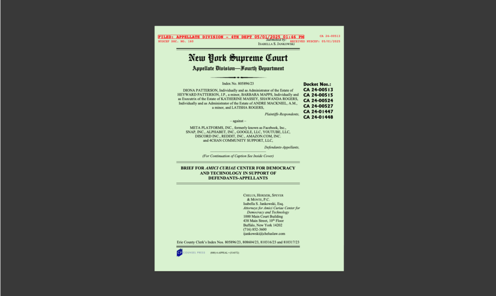 Green document on black background.