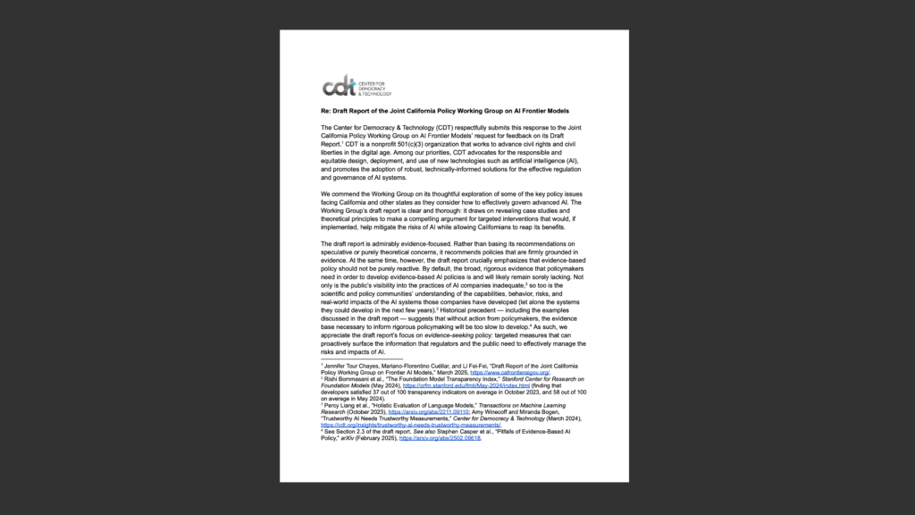 White document on black background.